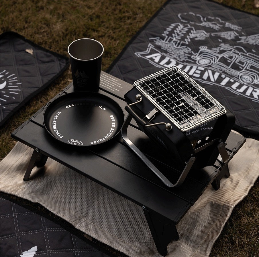 Compact Hibachi Charcoal Grill | Portable Tabletop BBQ for Camping, Picnics & Backyard