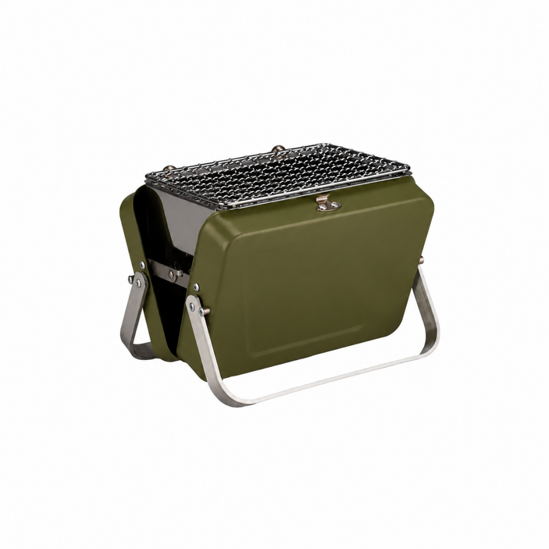 Portable Mini Charcoal BBQ Grill – Foldable Tabletop Grill for Camping, Picnics & Backyard Cookouts