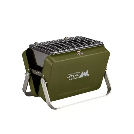 Compact Hibachi Charcoal Grill | Portable Tabletop BBQ for Camping, Picnics & Backyard