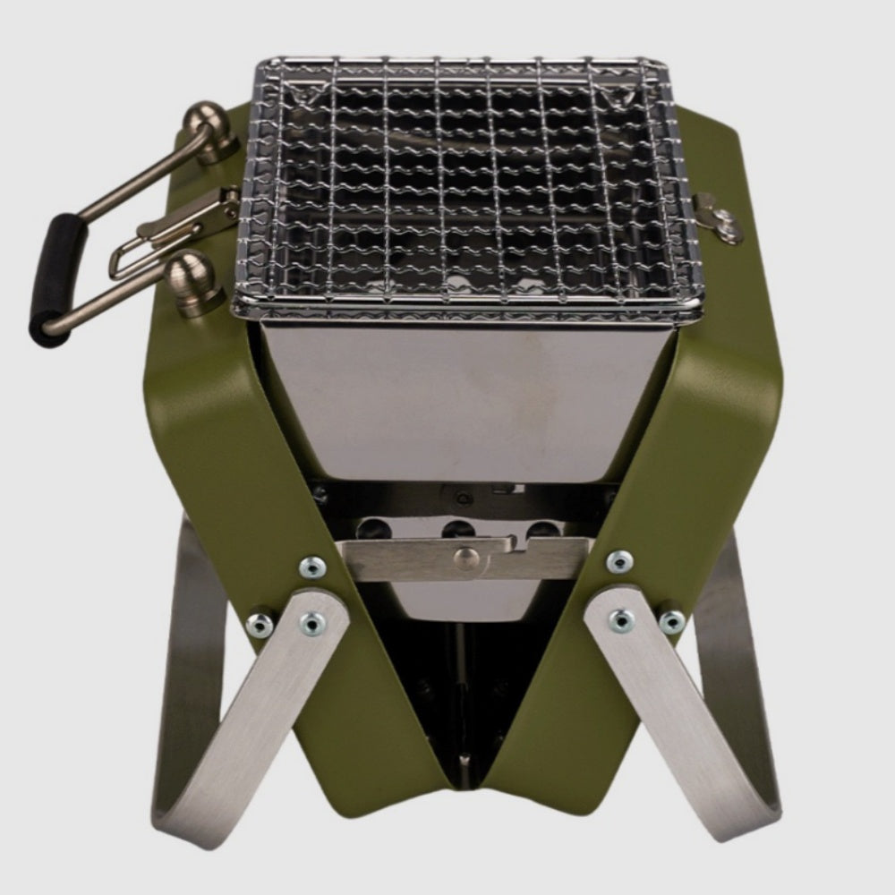 Compact Hibachi Charcoal Grill | Portable Tabletop BBQ for Camping, Picnics & Backyard