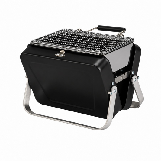 Portable Mini Charcoal BBQ Grill – Foldable Tabletop Grill for Camping, Picnics & Backyard Cookouts